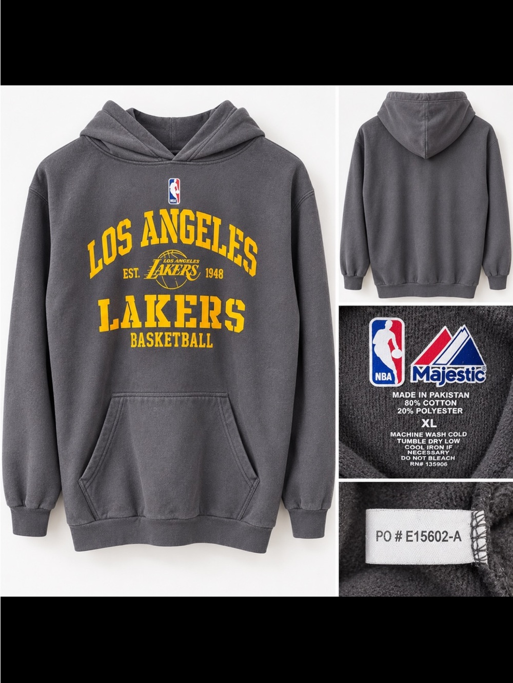 Majestic Los Angeles Lakers Hoodie Mens